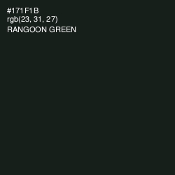 #171F1B - Rangoon Green Color Image